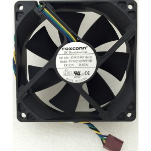 FOXCONN PV902512PSPF 12V 0.40A 4wires cooling fan
